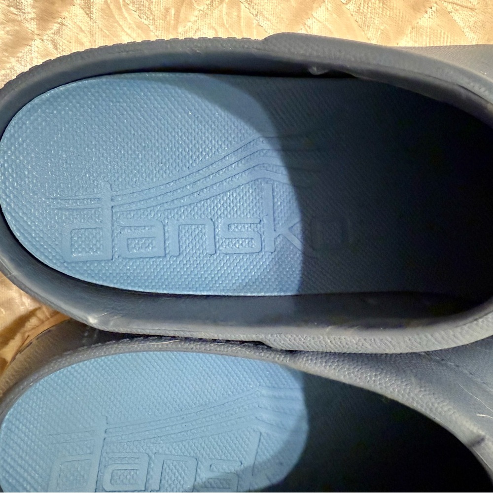 Dansko Blue Kane Eva Clogs with Natural Sole Size 42 - Picture 8 of 10